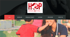 Desktop Screenshot of handsonperu.org